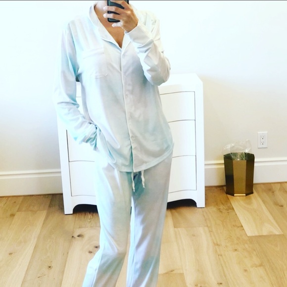 BELGIUM Tie Dye PJS Long Sleeve Button Top & Pants - Picture 2 of 10